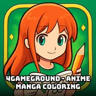 4gameground - Anime Manga Coloring - Manga Quest game